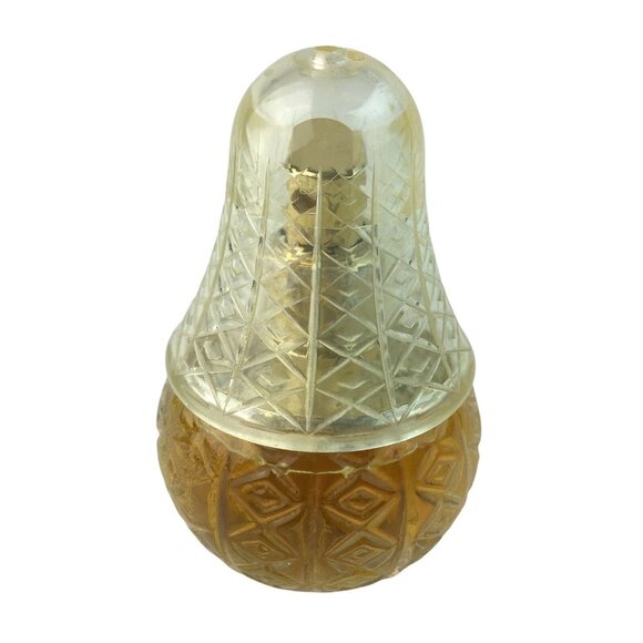 Vintage Avon Perfume Bottle Full Size Maybe Timeless Quilted Pattern Lid u - Picture 1 of 11